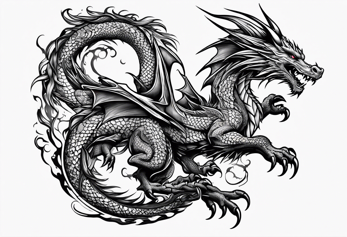 Dragon tattoo idea