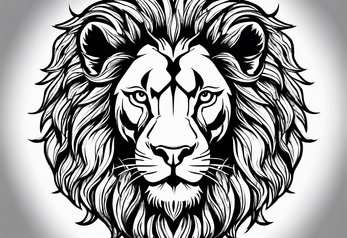 Lion leo tattoo idea