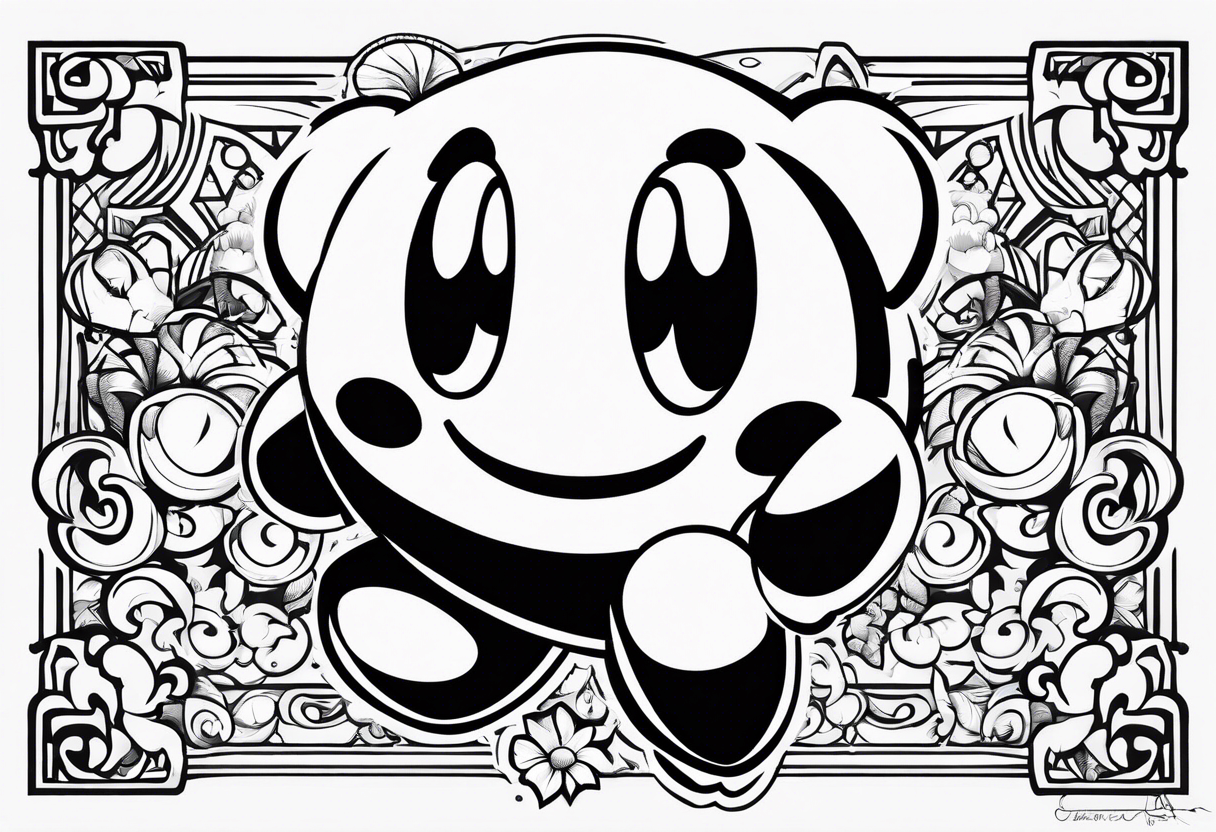 Kirby from Nintendo tattoo idea