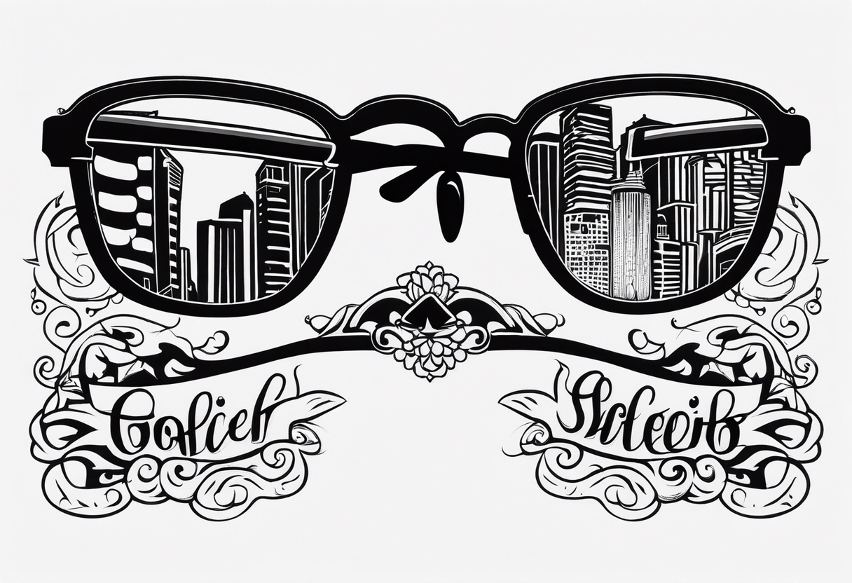 Officer Sunglasses tattoo idea