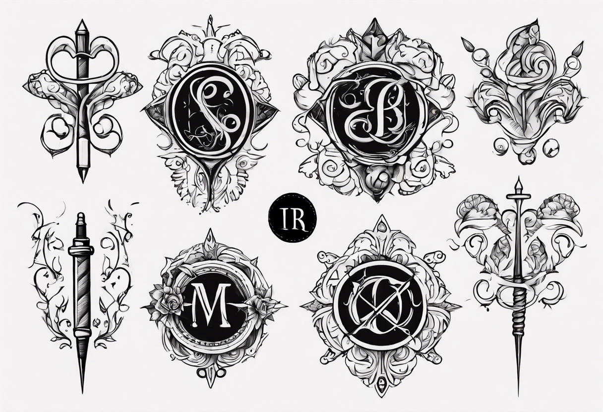 Tattoo Lettering Vector Art, Icons, and Graphics for Free Download