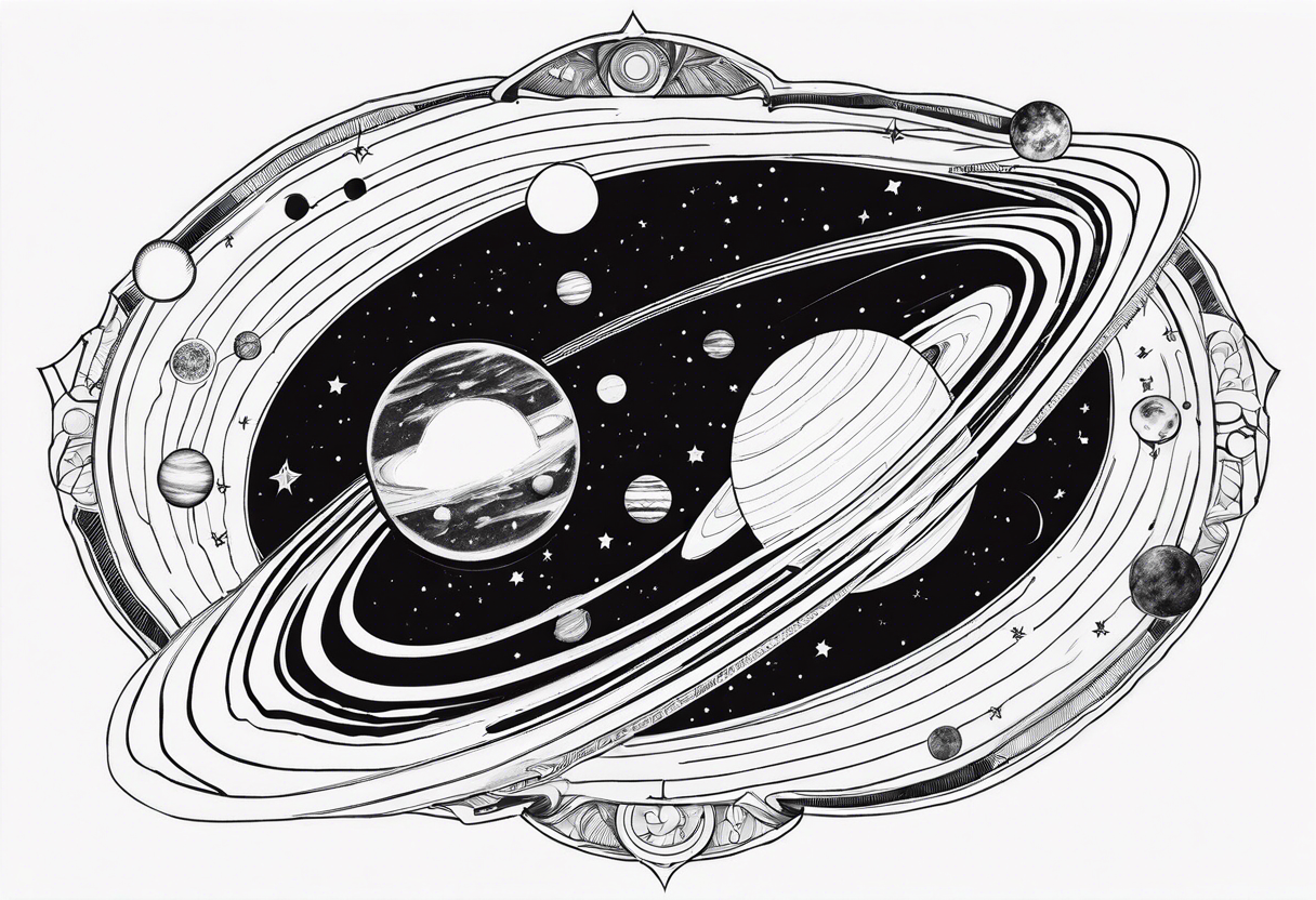 solar system, galaxy, superman tattoo idea