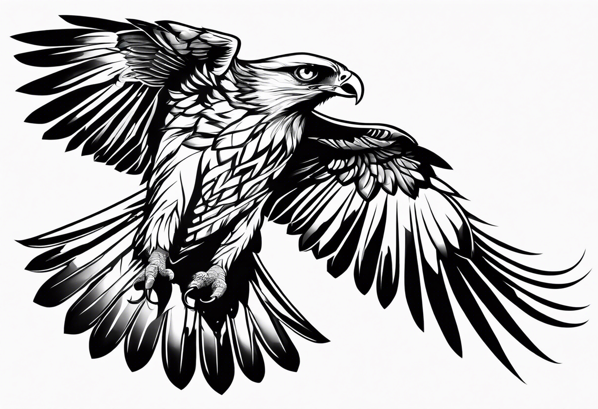 Tribal eagle, hawk and falcon 11214867 Vector Art at Vecteezy