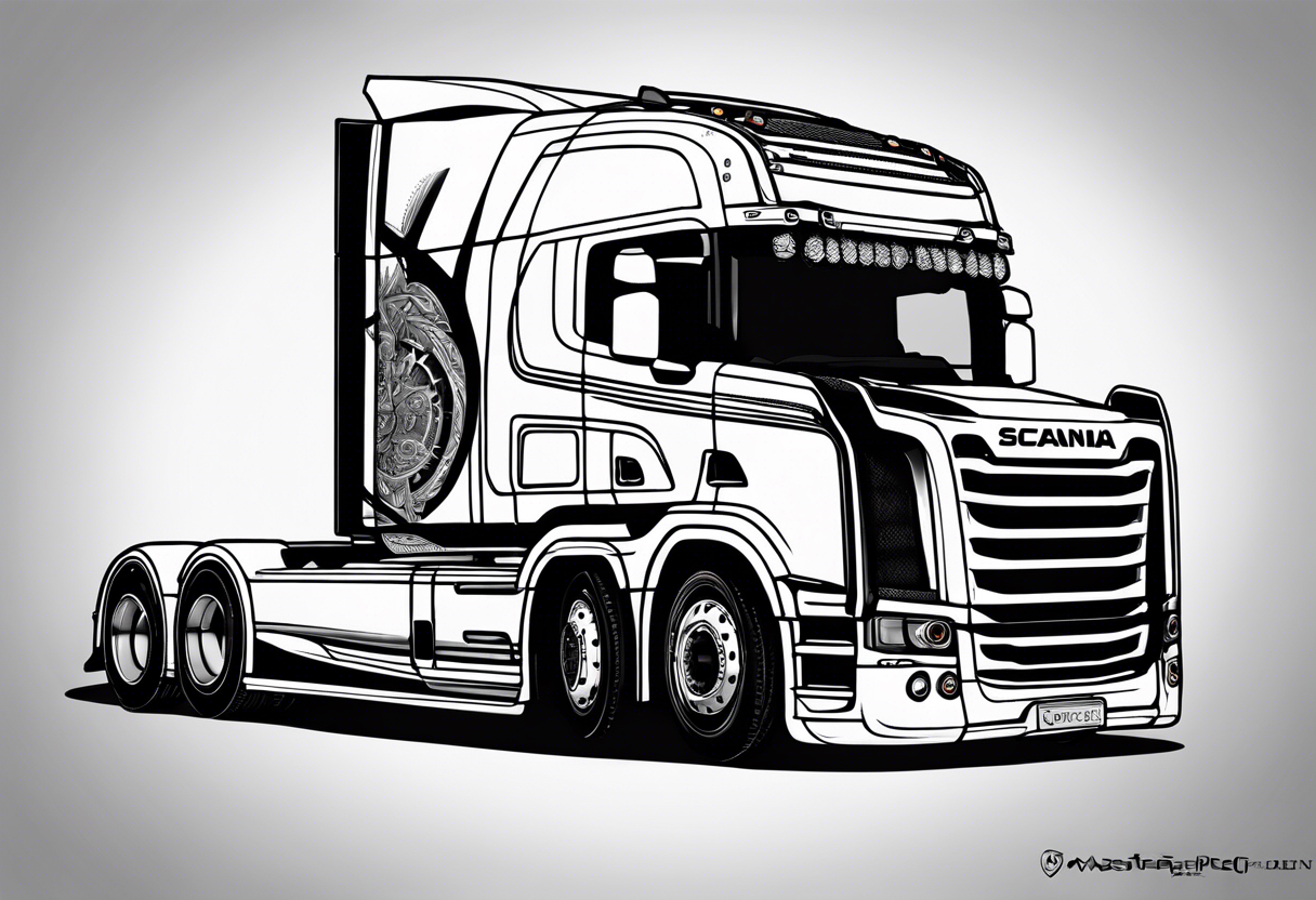 Scania v8 tattoo idea