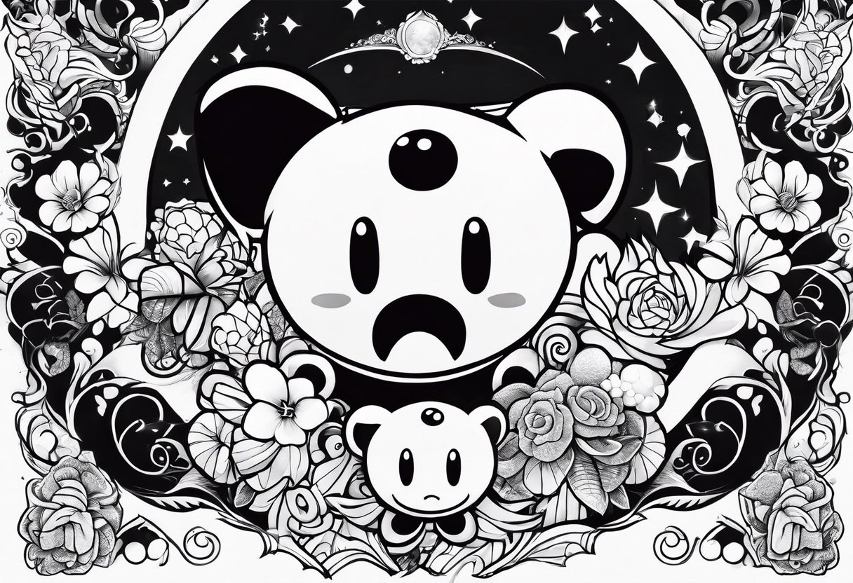 Kirby from Nintendo tattoo idea