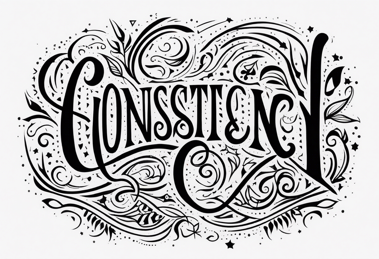 consistency unconstant tattoo idea