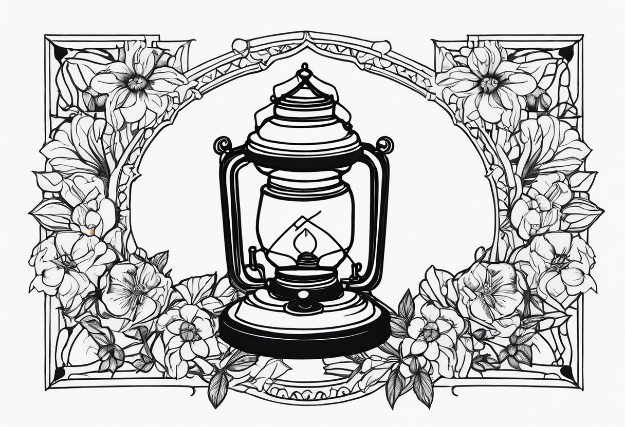 Lamp of florence nightingale tattoo idea