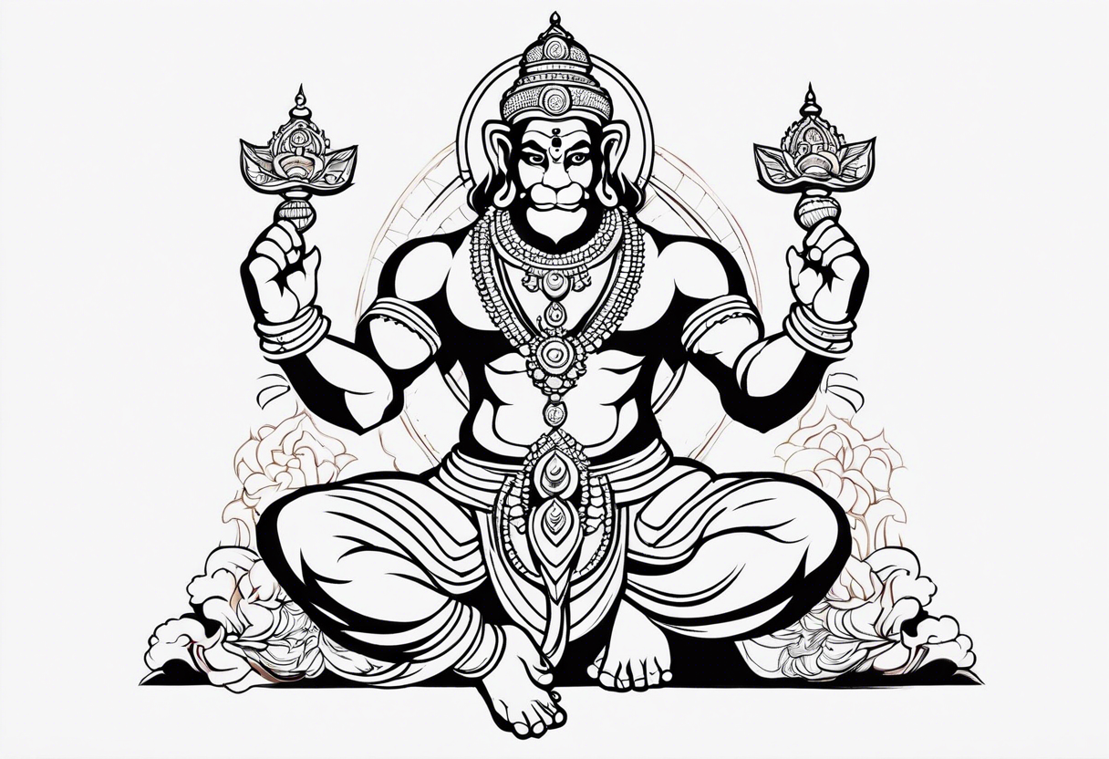 hanuman visna tattoo idea