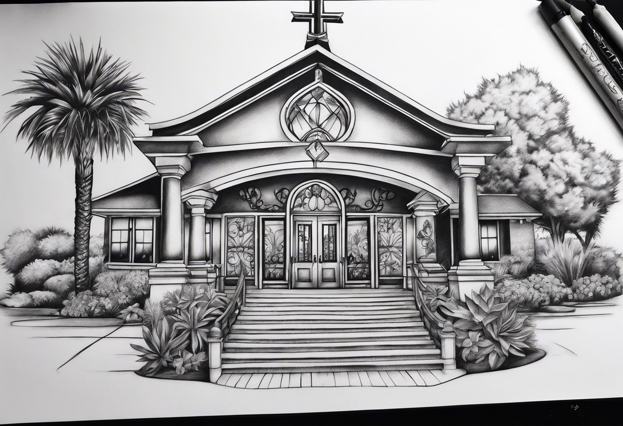 Las Vegas Wedding Chapel tattoo idea