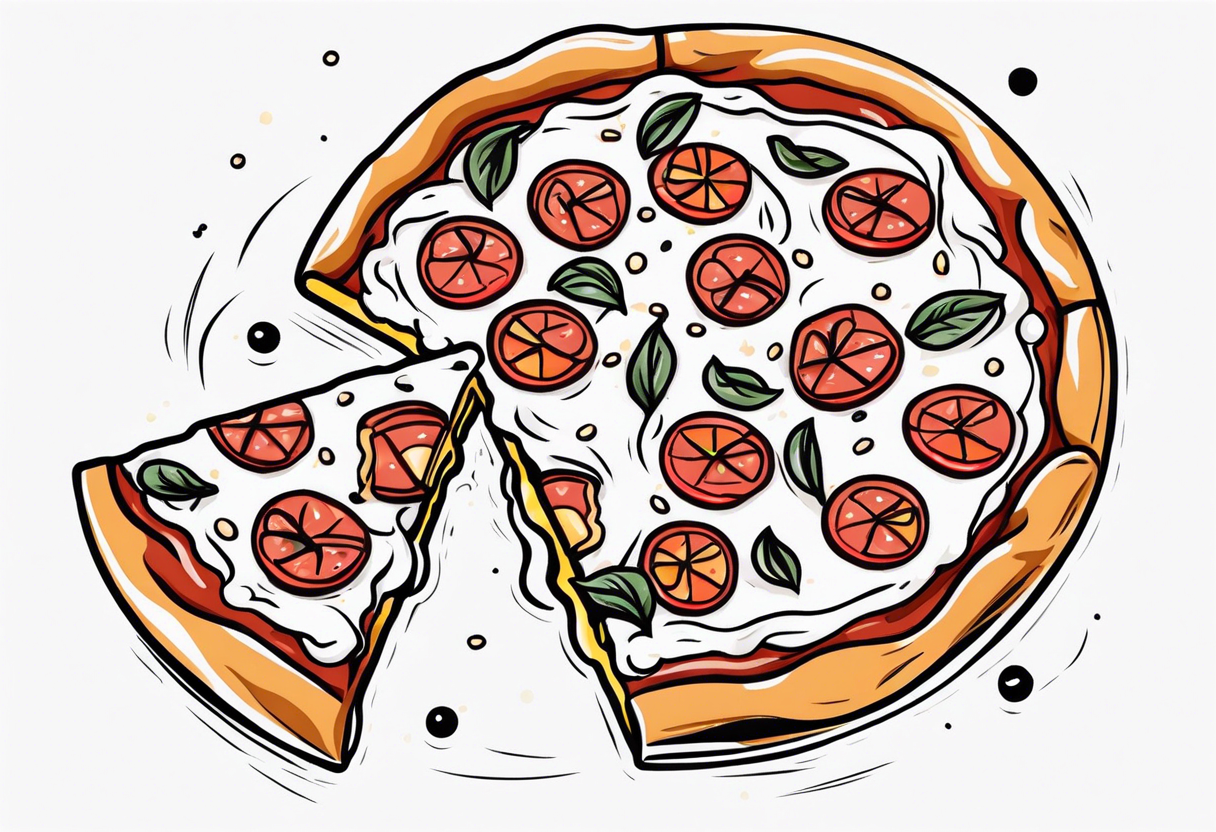 Pizza tattoo idea