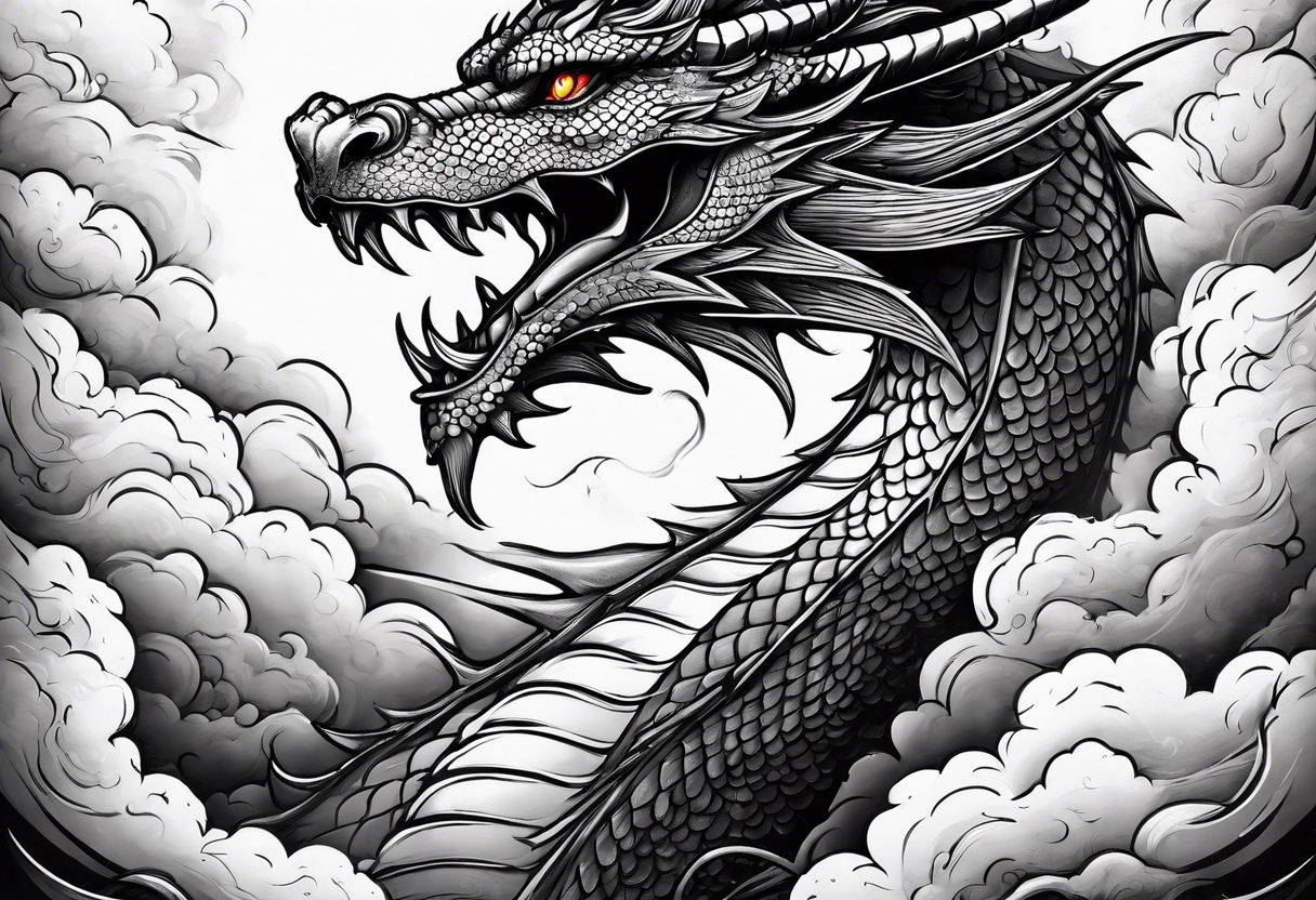 Dragon Temporary Tattoo - Etsy