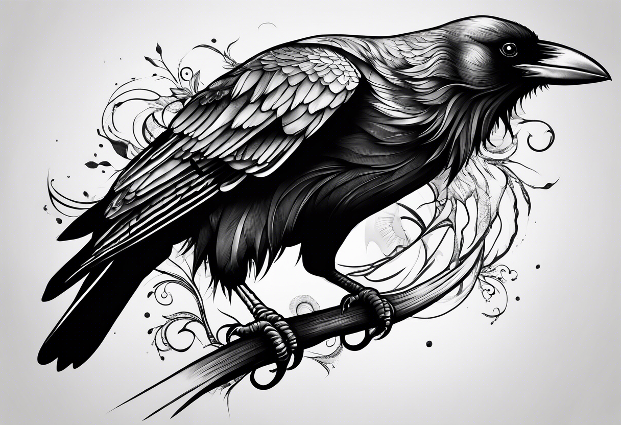 crows tattoo idea