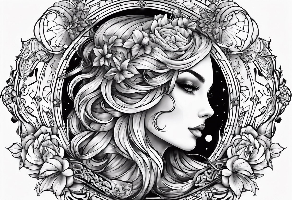 Gemini for half sleeve tattoo idea