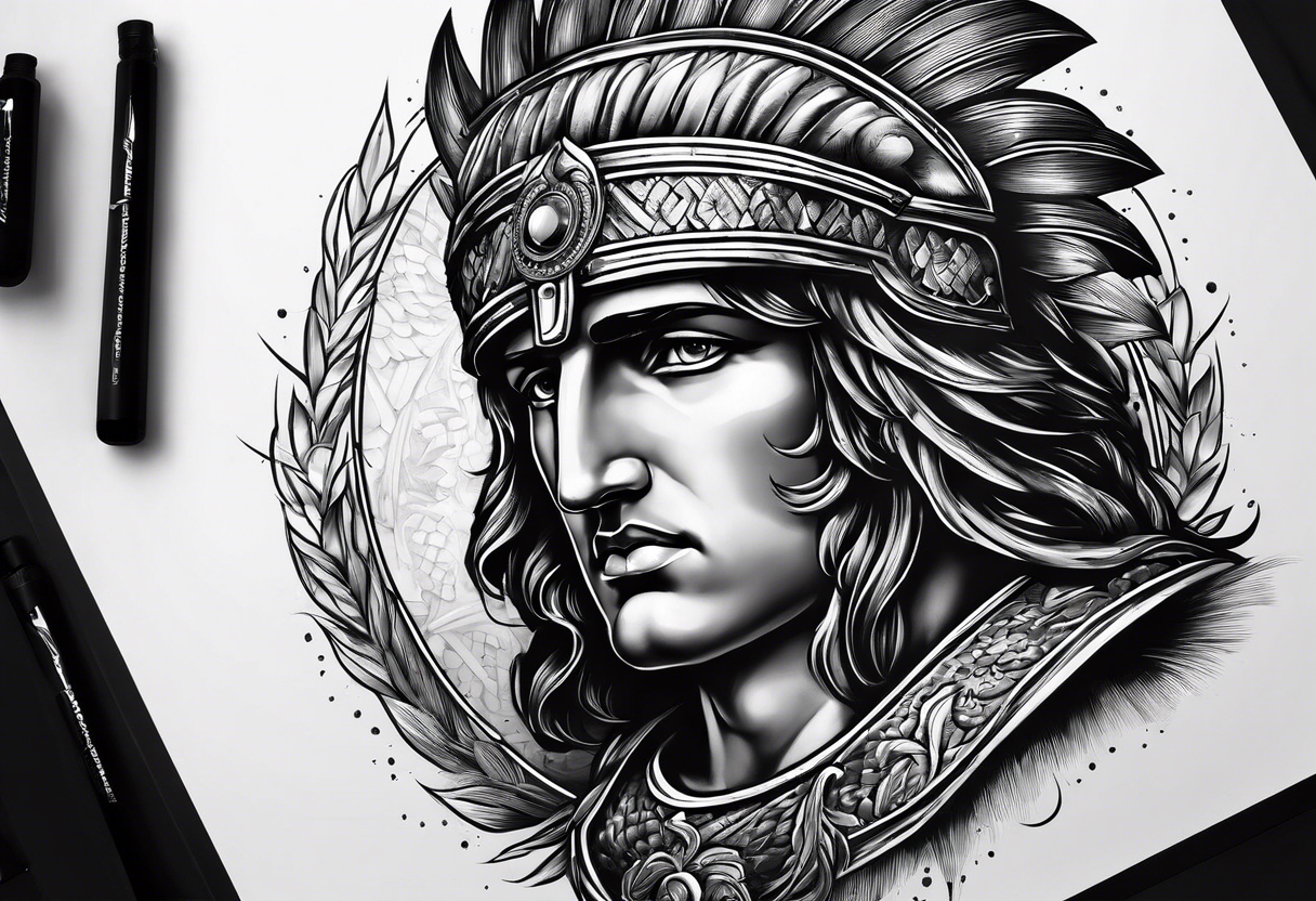 Alexander the Great dark tattoo idea