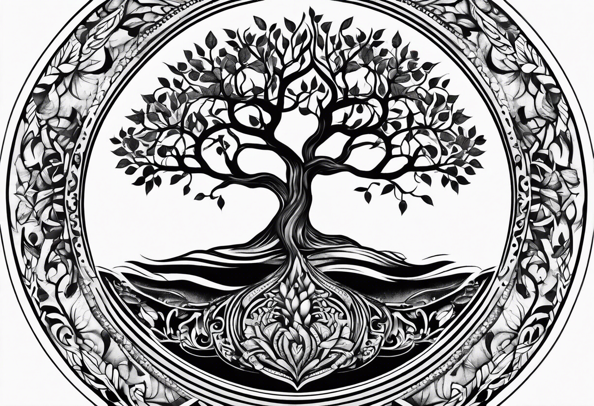 tree of life tattoo idea