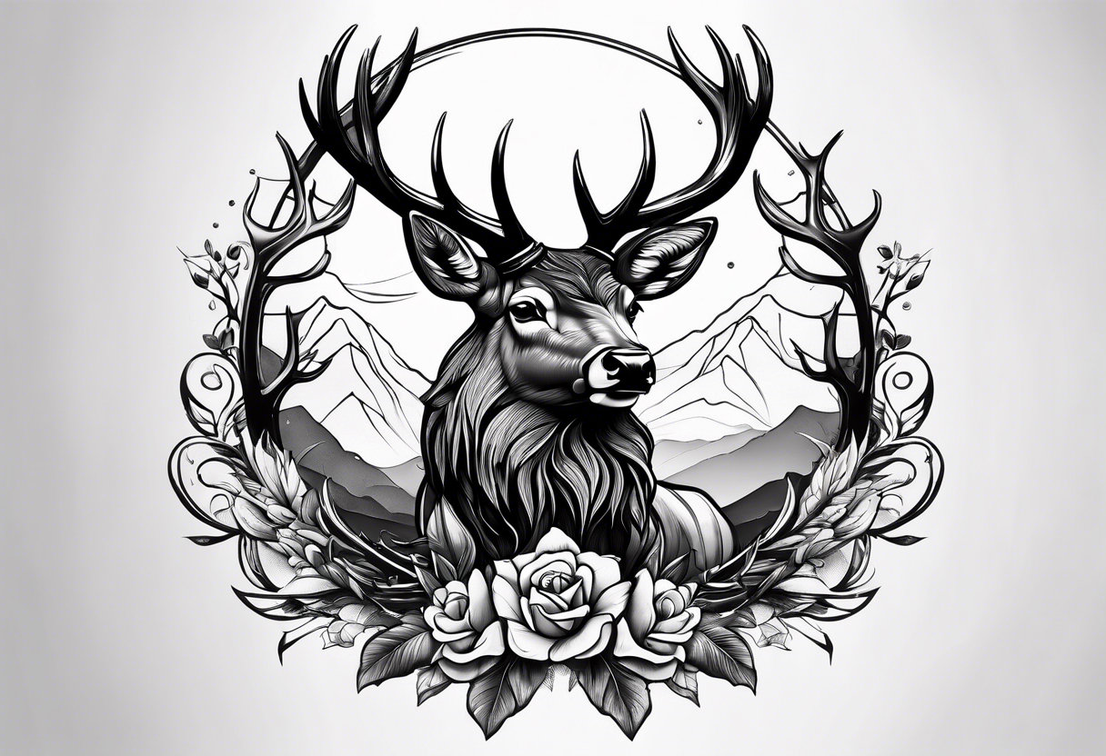87 Incredible Deer Tattoos for Men [2024 Insipration Guide]
