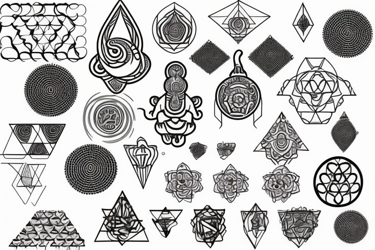 Flower Line Art, Skull, Tattoo, Geometry, Drawing, Calavera, Tattoo Artist,  Internet transparent background PNG clipart | HiClipart