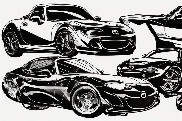 Miata Tattoo Ideas TattoosAI