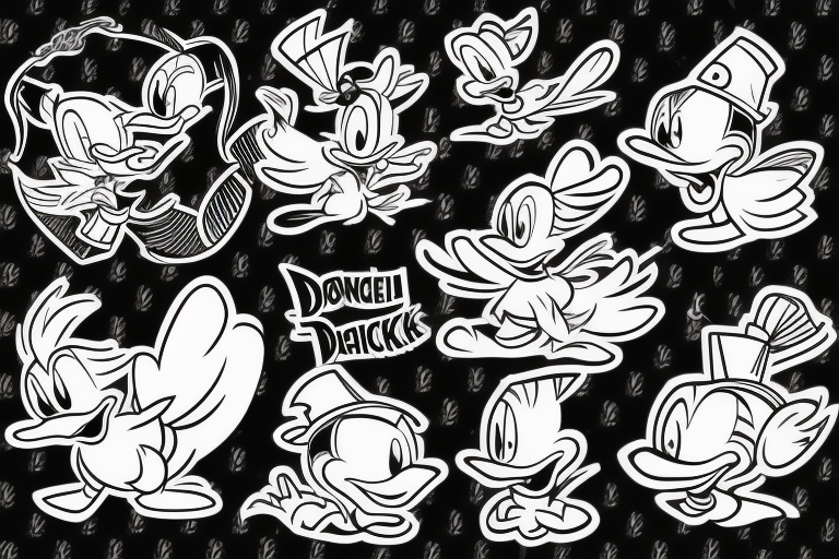 Donald Duck | Duck tattoos, Tattoos for lovers, Tattoos