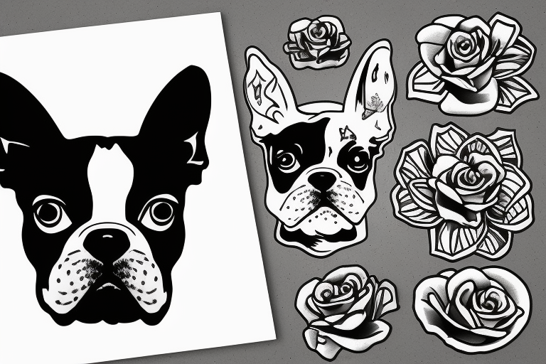 Boston terrier tattoo idea