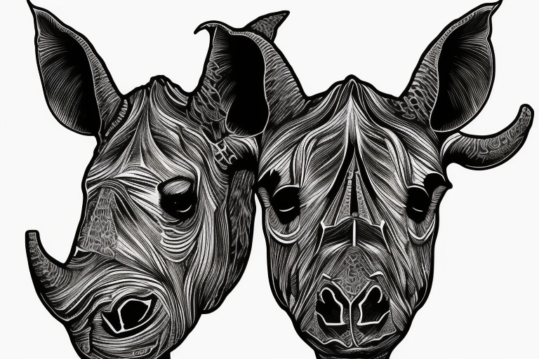 101 Best Rhino Tattoo Ideas You Have To See To Believe!