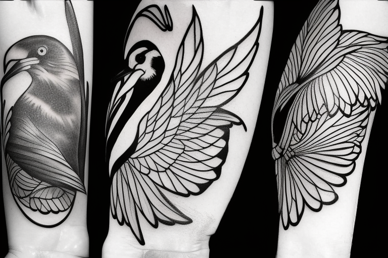 Tattoo Ideas — Swan Chest Tattoo ...