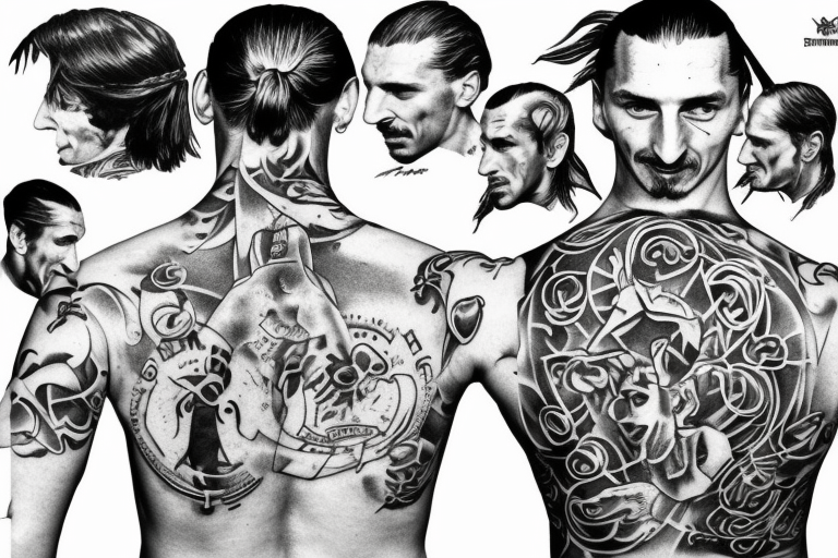 My name and Zlatan Ibrahimović -