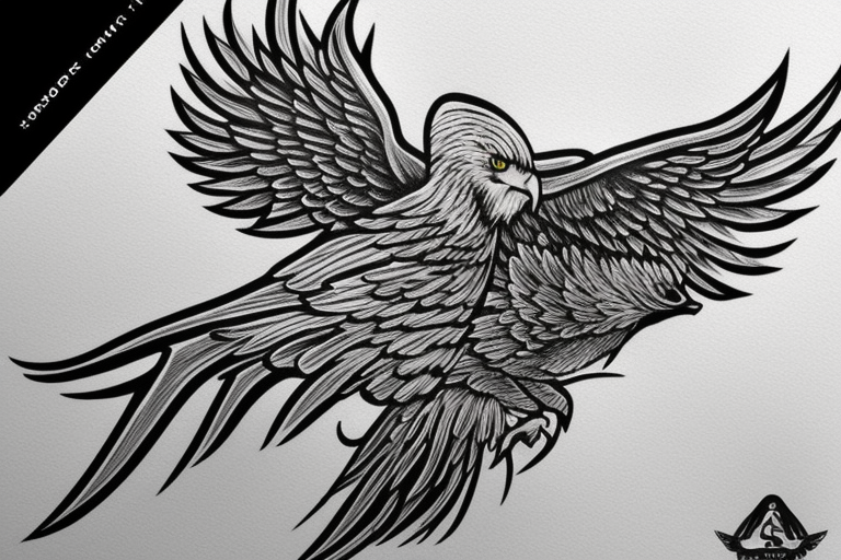 Eagle or Falcon, Aquila or Hawk Heraldic Badge Stock Vector - Illustration  of american, aquila: 85085815