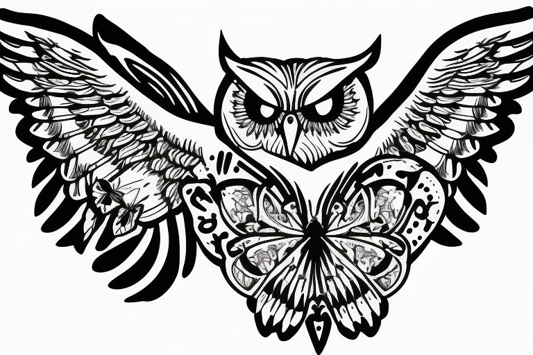 Traditional Owl tattoo design. I have more designs and works on my  instagram: @redmorales_ : r/TattooDesigns