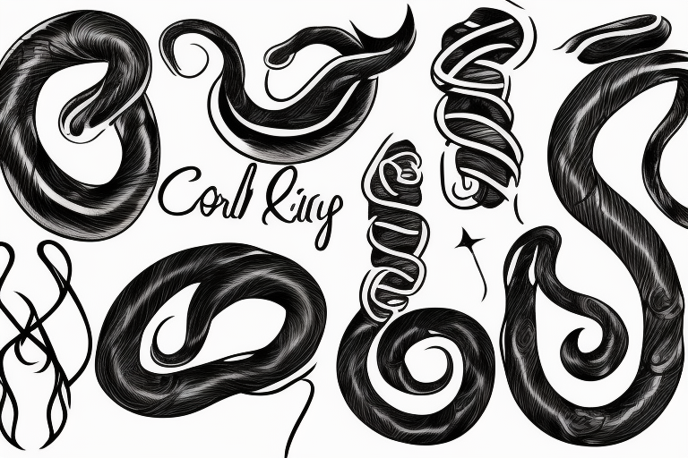 Umbilical cord to smooth line tattoo idea