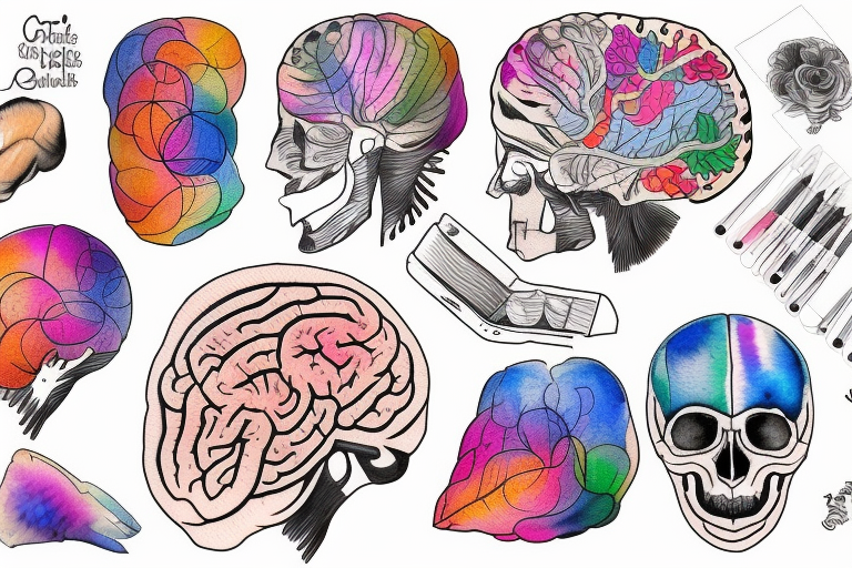 Cupcake Brain Stock Illustration - Download Image Now - Brain, Tattoo,  Abstract - iStock