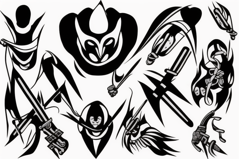 The Japanese Calligraphy `Ninja`, Kanji, Tattoo, Ninjutsu Stock Vector -  Illustration of assassinator, culture: 196816244