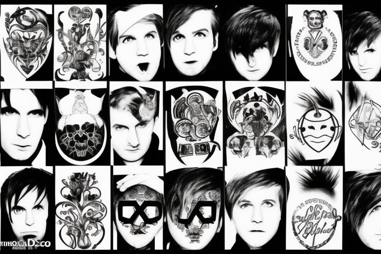 panic at the disco , bring me the horizon , my chemical romance tattoo idea