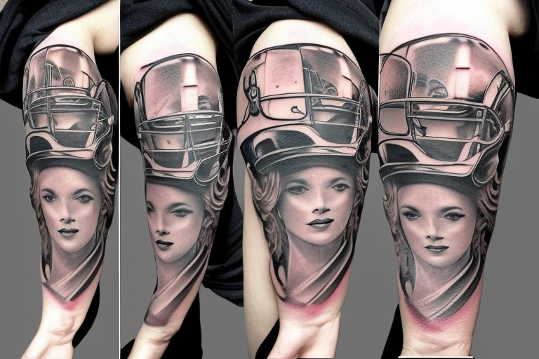 Trojan helmet tattoo by Mumi Ink - Tattoogrid.net