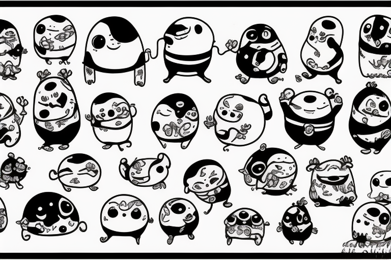 sixty-seven tiny horrifying adipose creatures tattoo idea