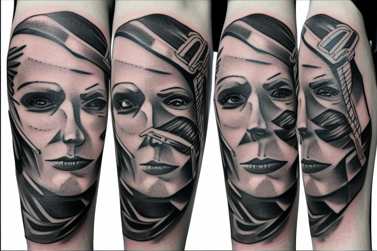 Tattoo uploaded by Maggie Brennan • Crime/ gangster sleeve in progress •  Tattoodo