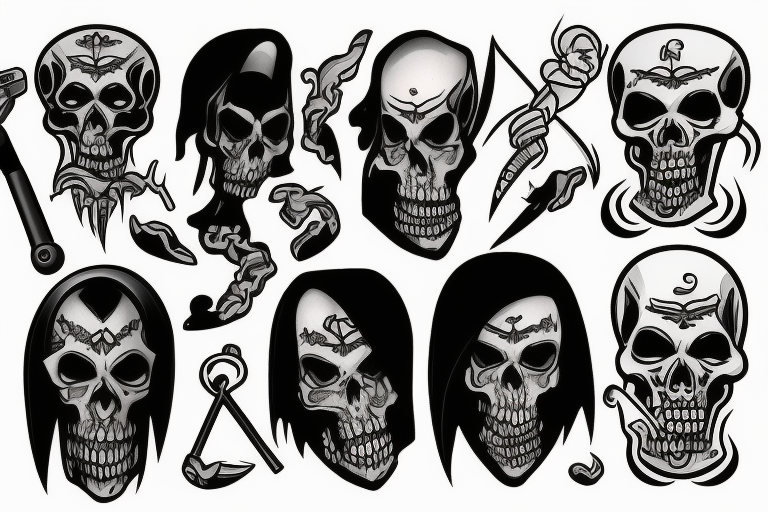 Grimreaper tattoo idea