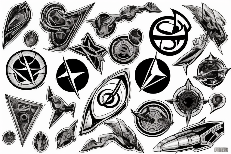 Atom Tattoo PNG Transparent Images Free Download | Vector Files | Pngtree