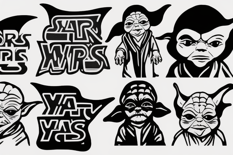 I drew some Baby Yoda tattoo designs : r/StarWars