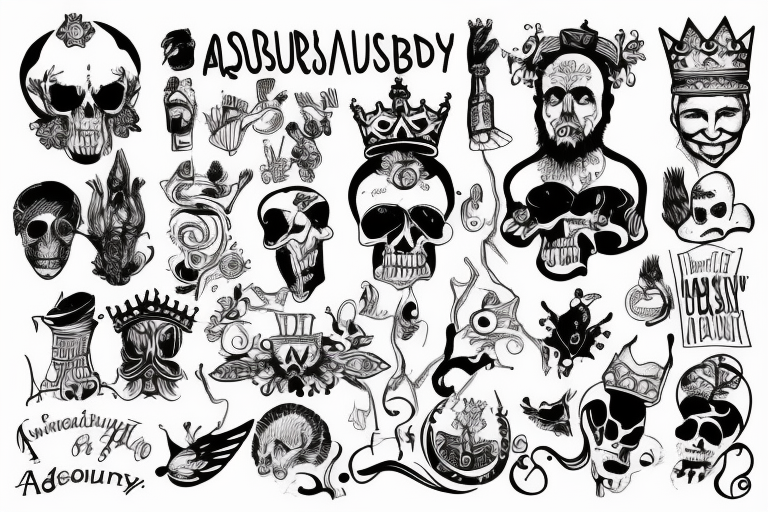 Absurdity is king. tattoo idea