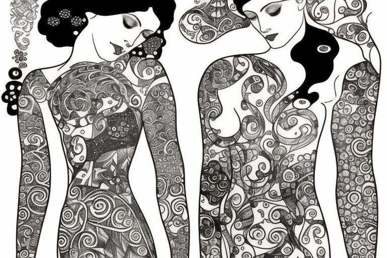 Gustav klimt tattoo idea