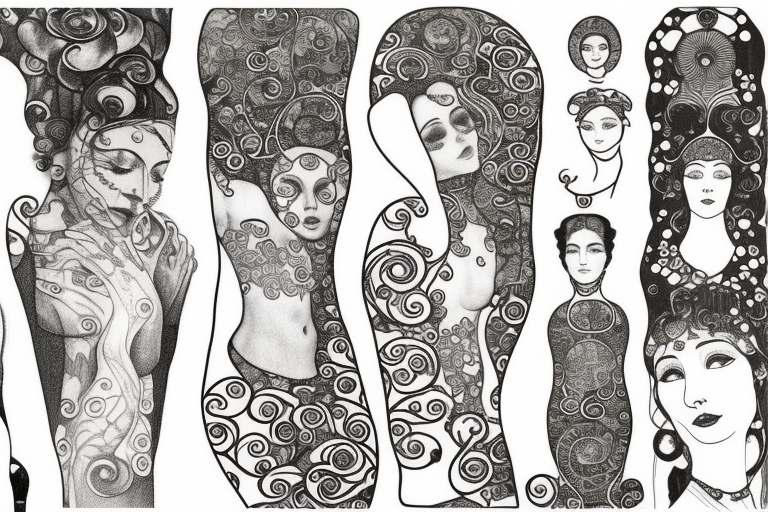 Gustav klimt tattoo idea