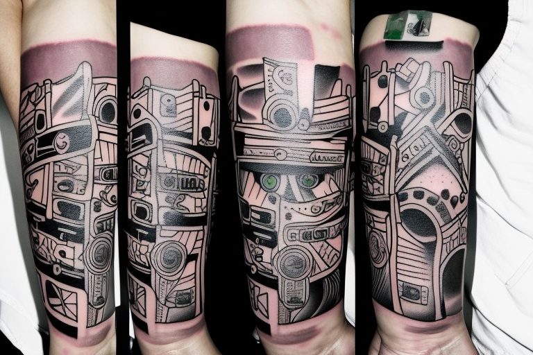 biomechanical tattoos - YouTube