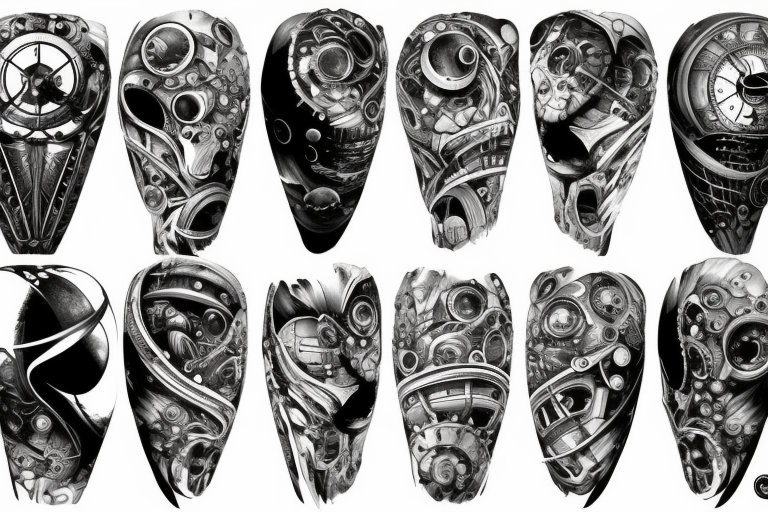 space, sport, Syfy, galaxy, 
steampunk tattoo idea