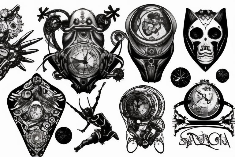 space, sport, Syfy, galaxy, 
steampunk tattoo idea