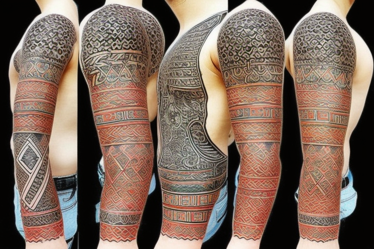 Bakhtiyari tribe in Iran tattoo idea