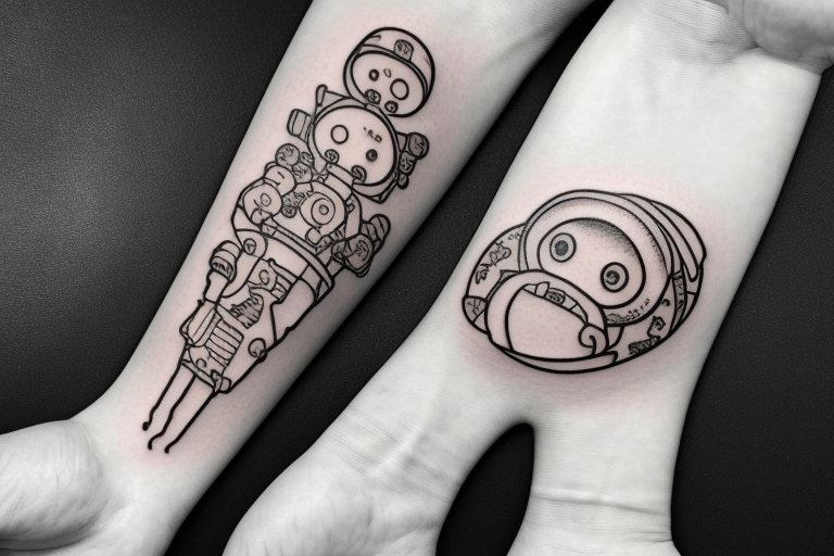 studio ghibli castle in the sky robot tattoo | Robot tattoo, Gaming tattoo,  Tattoo styles