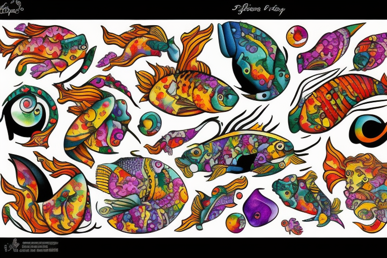 Spicy spicy Pisces tattoo idea