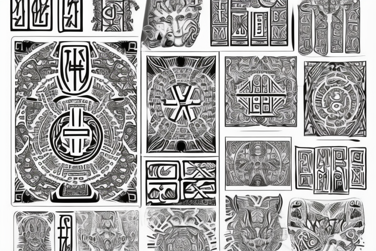 Necromancy Stoic Vivid Pattern Runic
Ornate tattoo idea