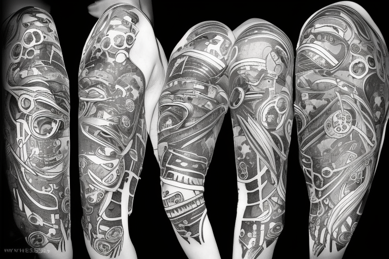 75 Mind-bending Cyberpunk Tattoos That You Must See - Tattoo Me Now